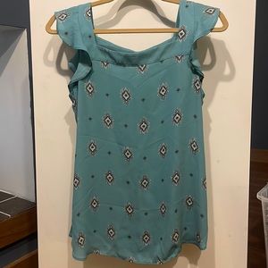 Teal Loft top